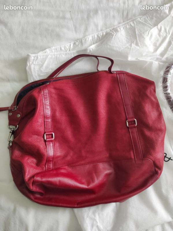Nat et Nin sac cabas Macy Col. Carmin (image 5)