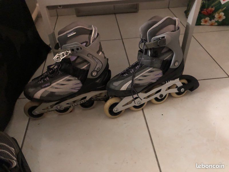 Rollers gris, noir à vendre taille 40 (image 2)