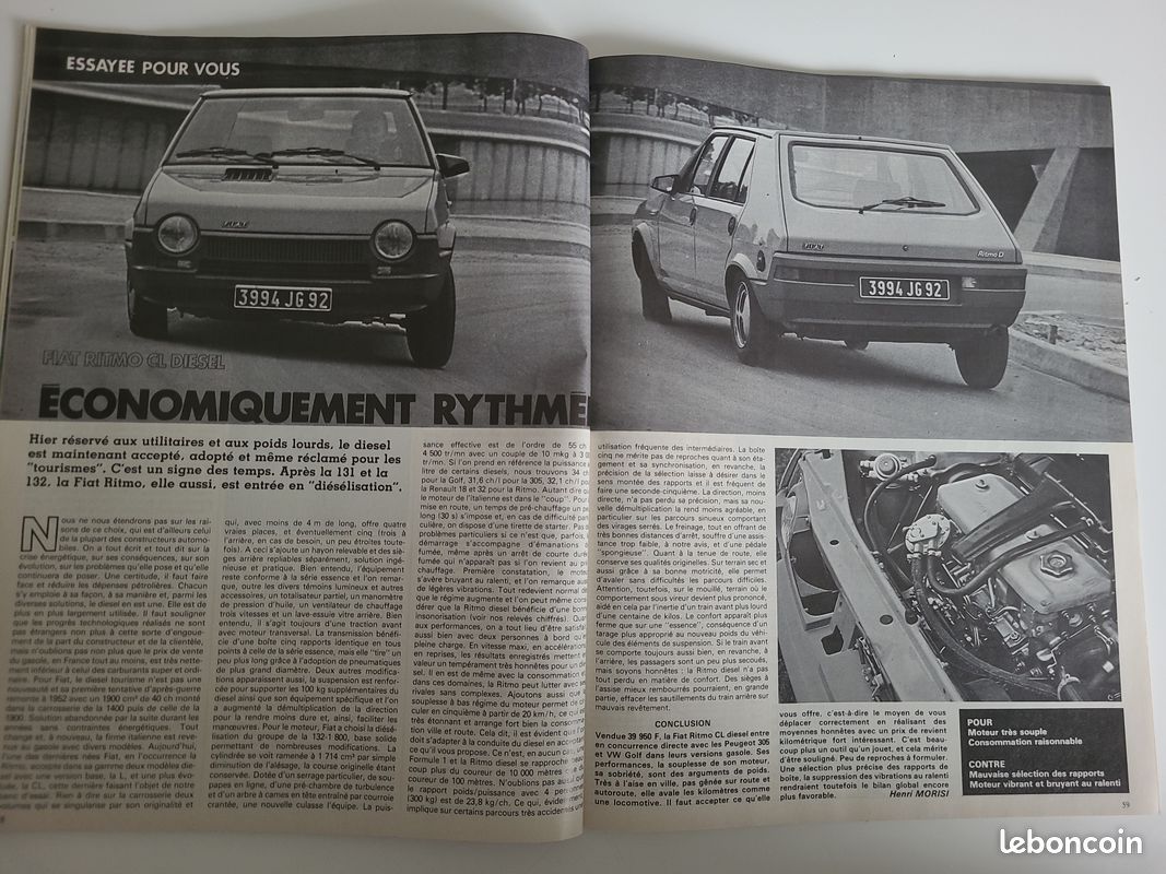 L'automobile n°411 09/1980 special salon toyota porsche vw audi ritmo clenet (image 7)