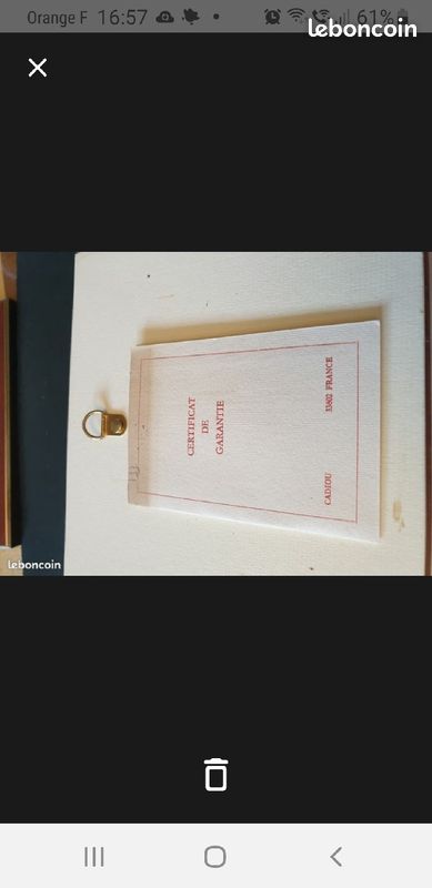 Tableau peint sur feuille d'or (image 2)
