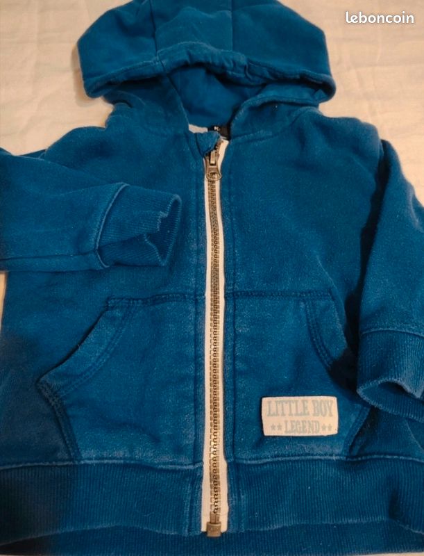 Sweat a capuche petit garçon 18 Mois kiabi (image 2)