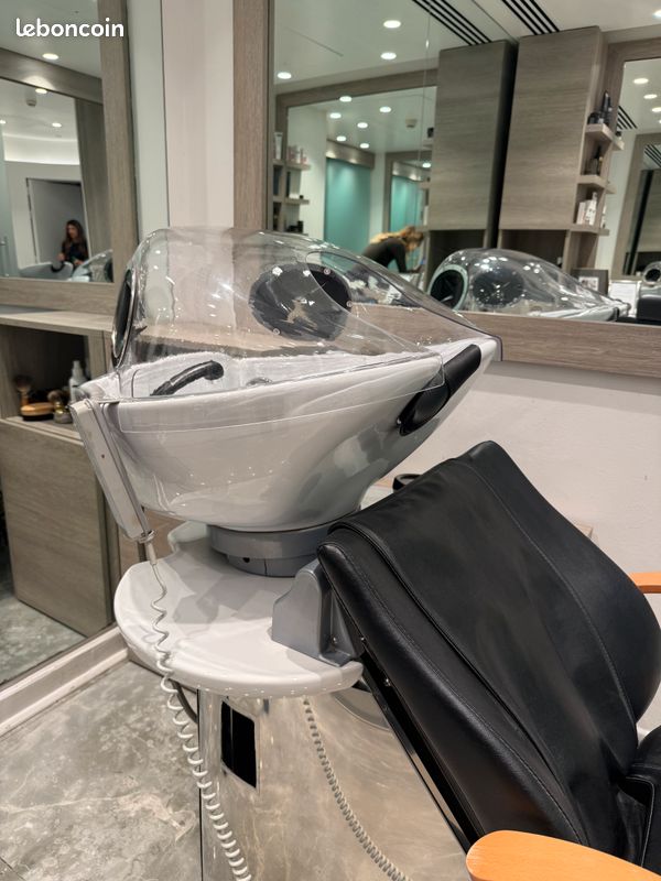Fauteuil de coiffure avec bac à shampoing intégré (image 3)