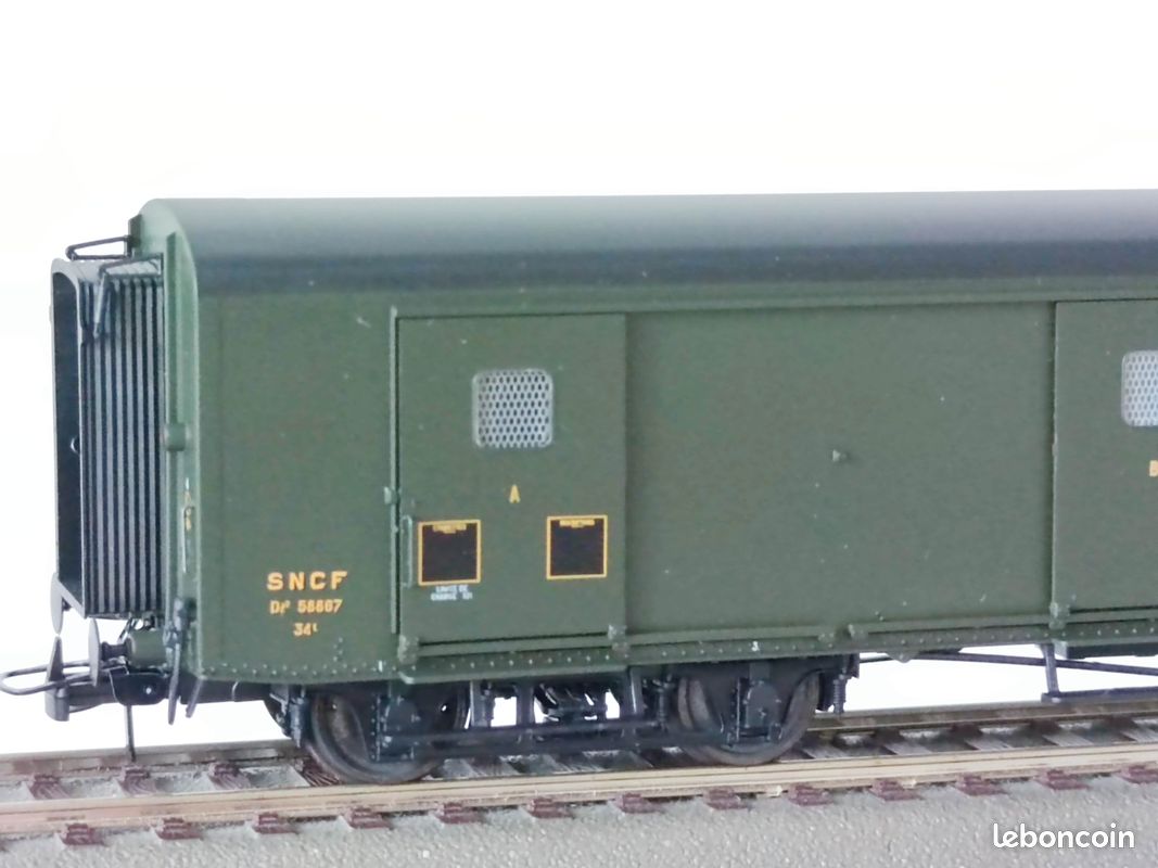 Fourgon REE VB-346 Dd2myi EX-PLM à Vigie – Époque 2 – État Neuf – SNCF Vert