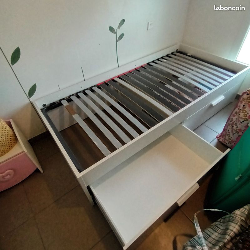 Lit ikea + sommier 90x200 (image 4)