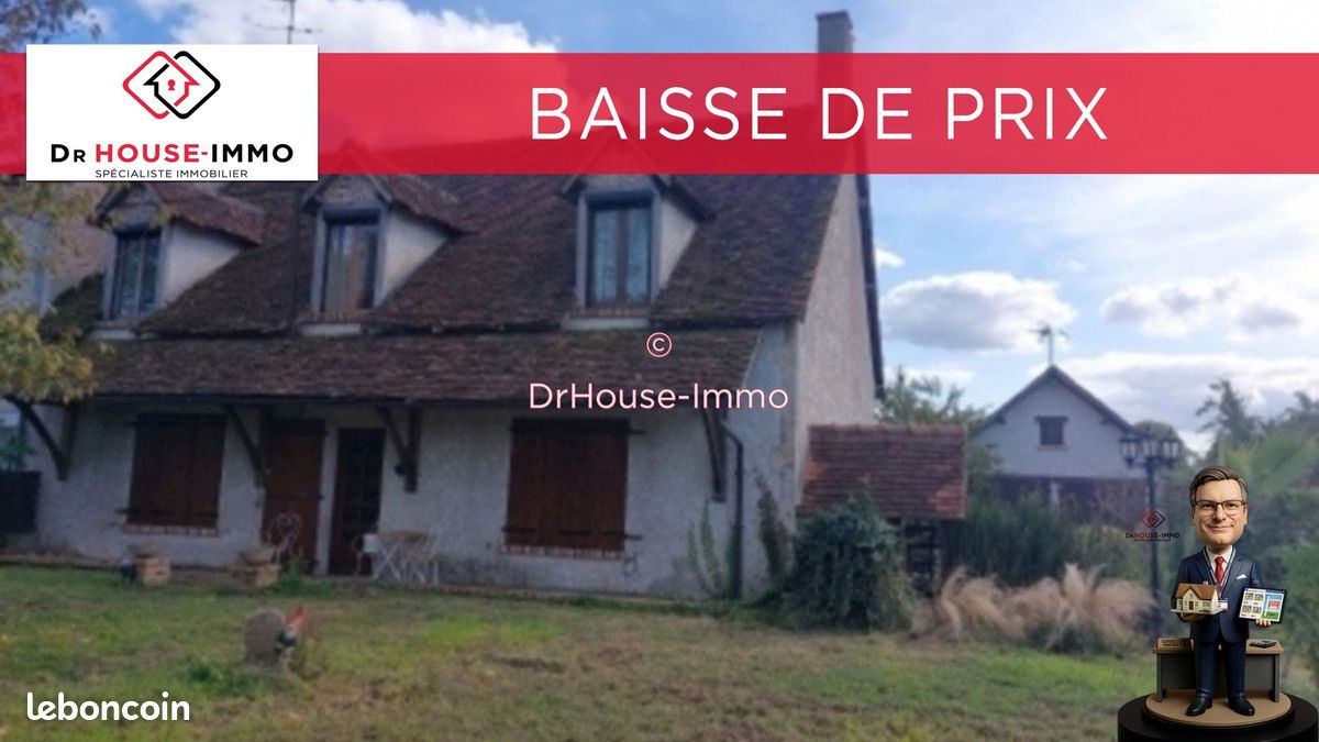Maison 8 pièces 183 m² · à Méreau · 183 m² · 134 000 €