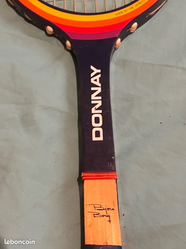 Tennisracket, Donnay. Signerad Björn Borg, speciellt framtaget Donnay