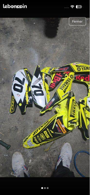 Kit plastique pour un 250, YZF, 2019 (image 1)