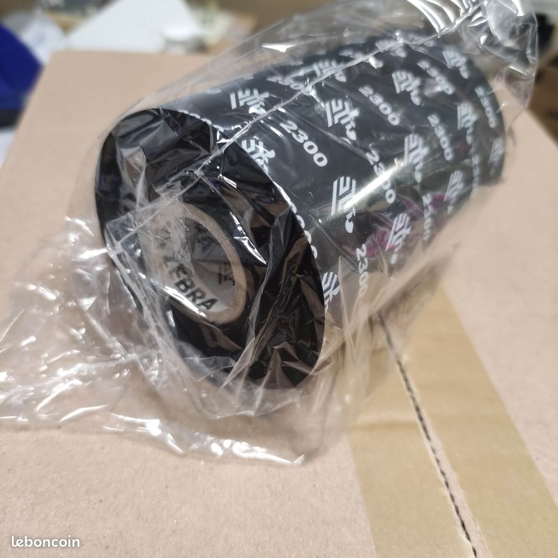 Ribbon De Cire Pour Imprimante Zebra - Neuf, Compatible Avec Plusieurs Modèles