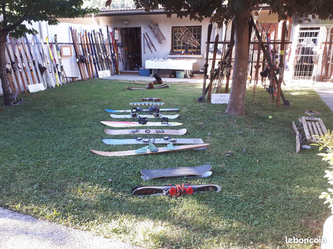 Ski ancien - Collection / musée ski et matériel de montagne (image 10)