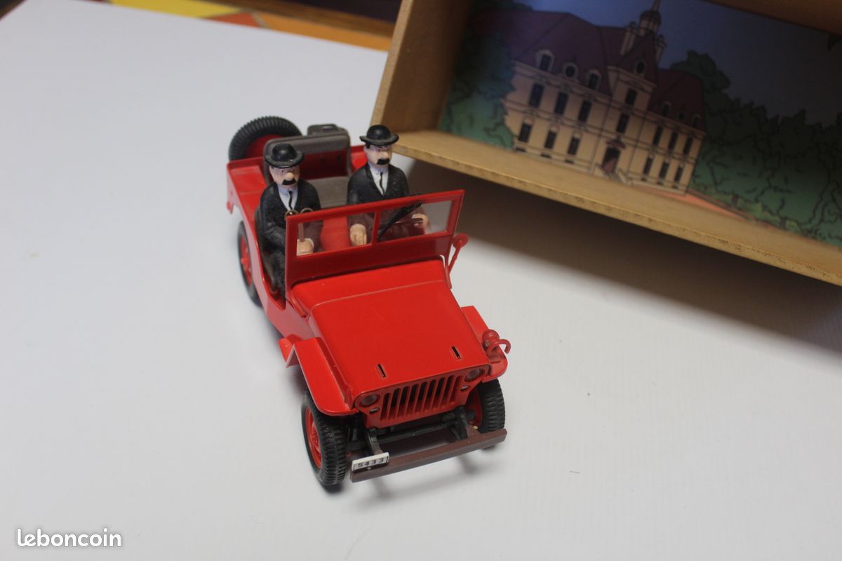 TINTIN LA JEEP de Dupont et Dupond Au Pays de l'or Noir marque Hapax 1/18 EUR 200,00 - FR