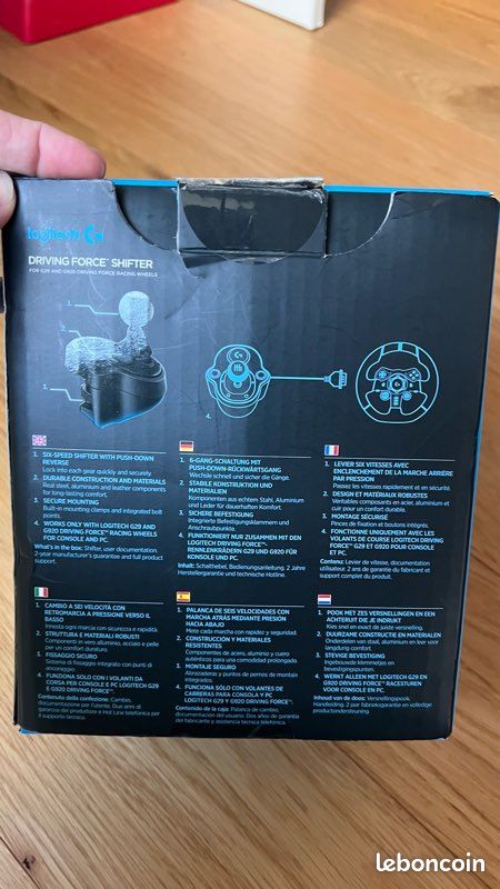 Levier de vitesse Logitech driving force shifter (image 3)
