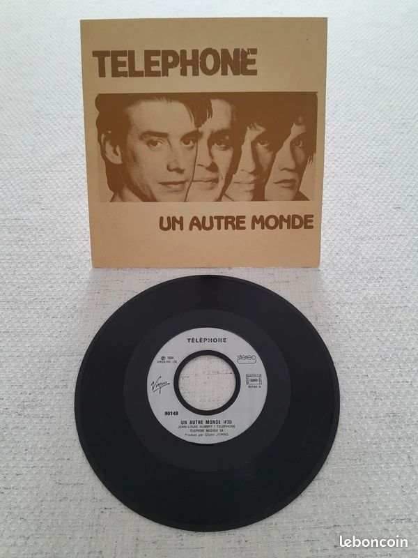 Vinyle 45t Telephone Un autre monde (image 1)