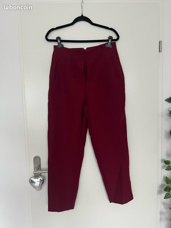Pantalons de tailleur ZARA taille haute neuf Vêtements