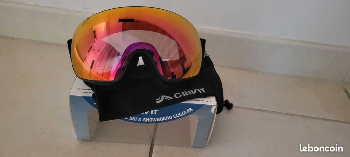 Masque lunettes de ski ou snowboard Photochromique NEUF Sport