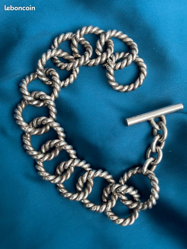 Bracelet Cœur En Argent 925 Avec Poinçons - Bijou Neuf Avec étiquettes, Parfait Cadeau Romantique