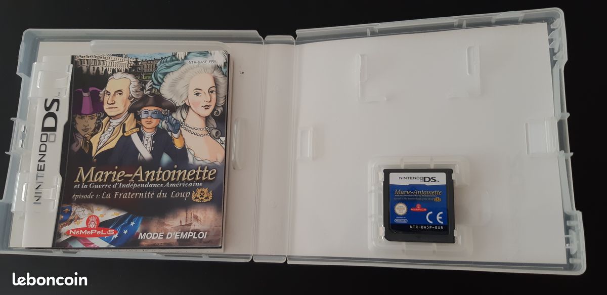 Jeu Nintendo DS Marie-Antoinette et la guerre d'indépendance américaine (image 2)