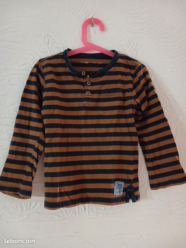 Lot de 5 Tee-shirts .( 1 Orchestra. 1 Kiabi .1 H&M. 2 Gemo Kids) (image 3)
