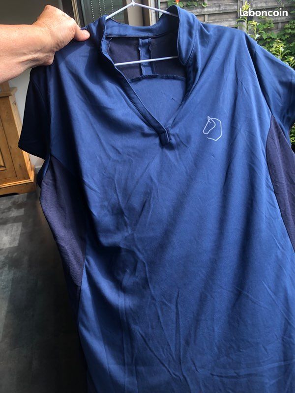 Tee shirt de sport femme bleu XL Décathlon Vêtements