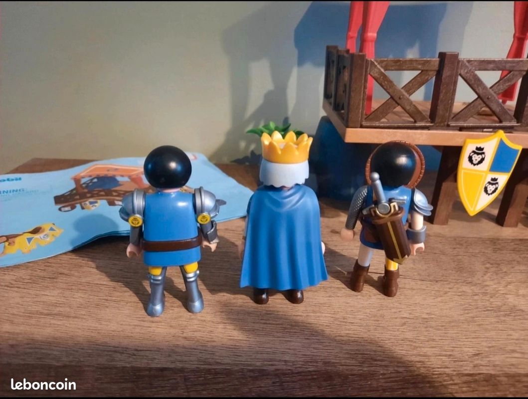Lot Playmobil - Alex Super 4 Et Château - Ref 6695 - Occasion