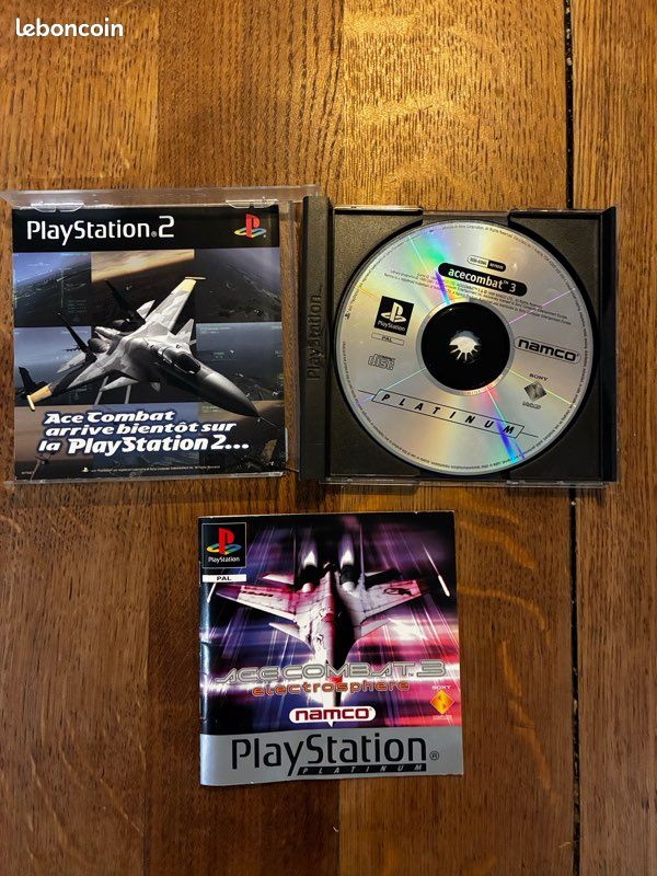 Ace Combat 3 Electrosphere - Sony PlayStation PS1 - PAL FR - Avec Notice