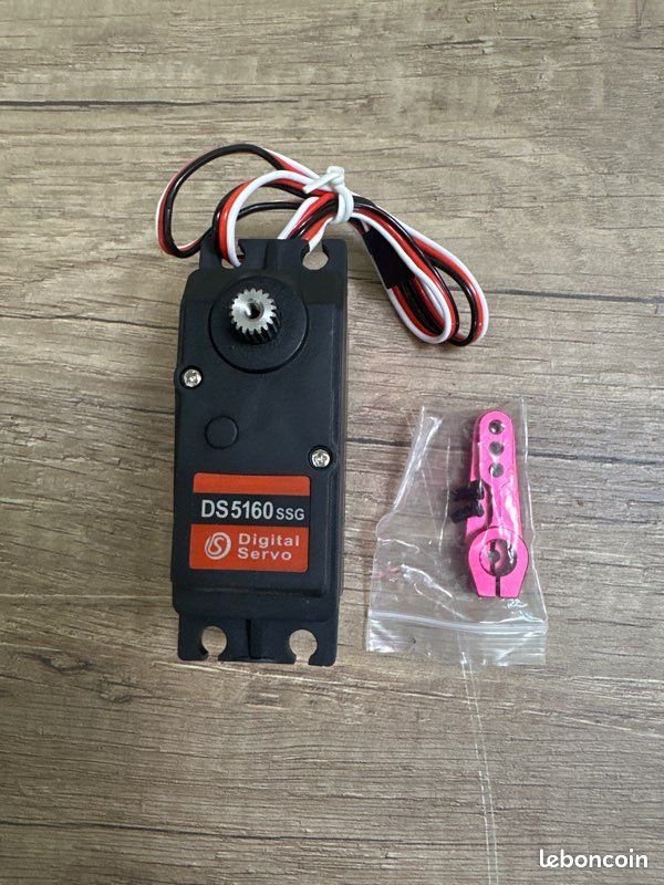Servo Numérique 17g étanche – Pour Camion RC WPL1625, Plastique, Engrenage Métallique, Faible Bruit