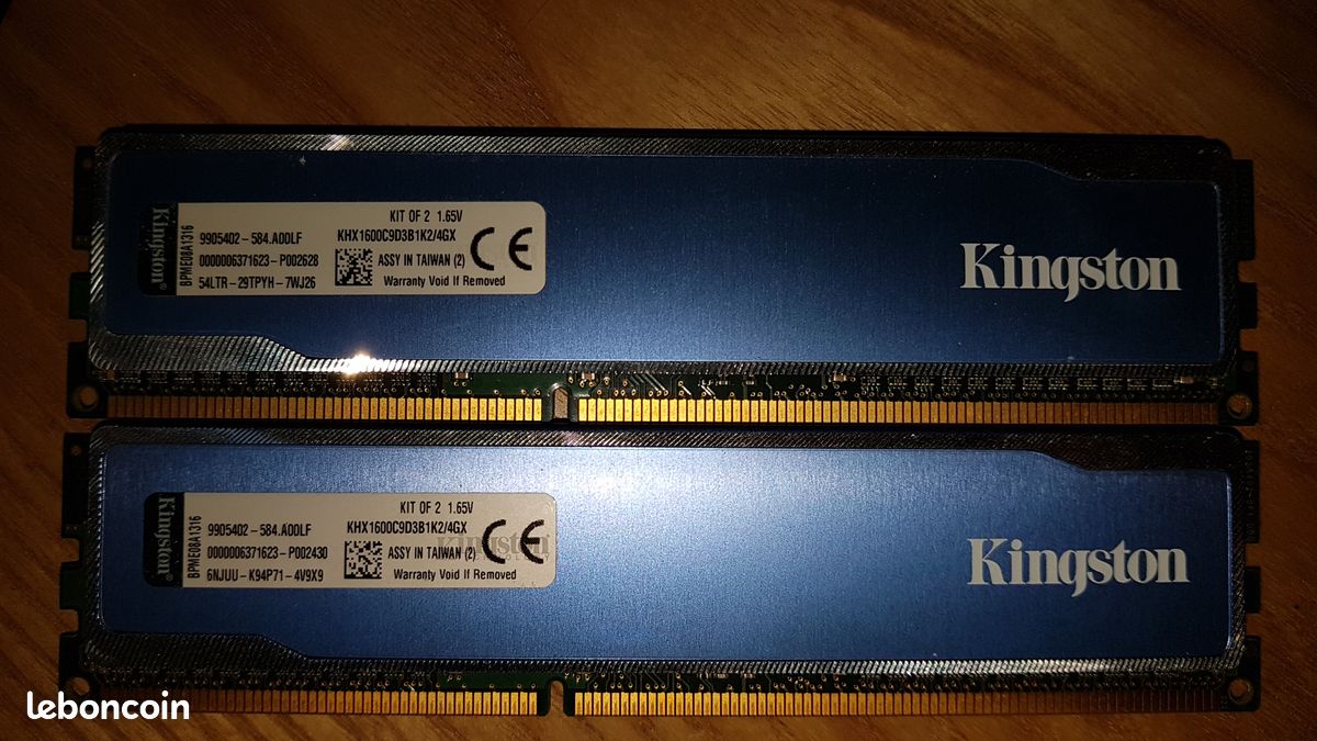 4x2GB DDR3 RAM PC12800 CL9 (image 2)
