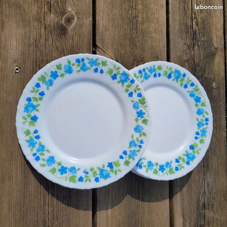 Lot 6 assiettes à dessert dans sa boîte d'origine Pas de