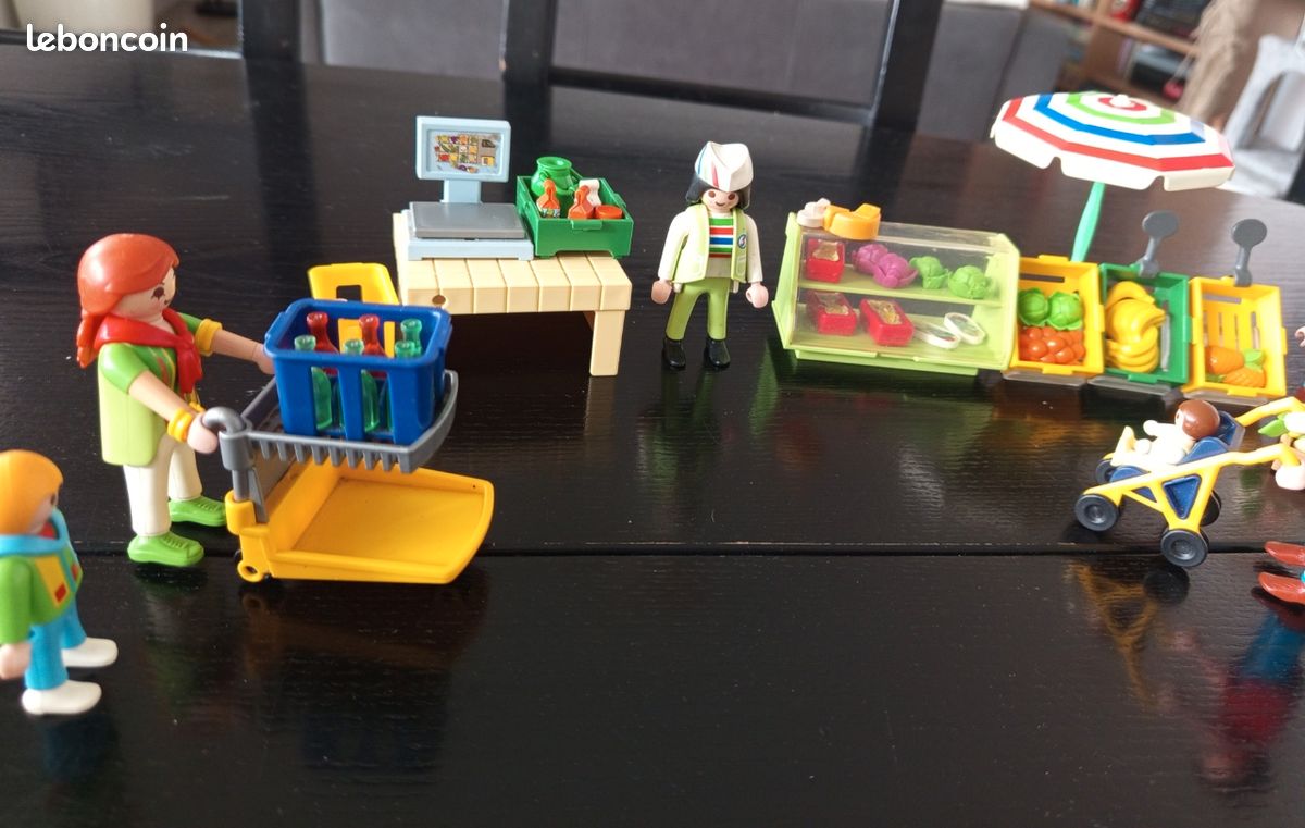 Supérette Playmobil et voiture (image 2)