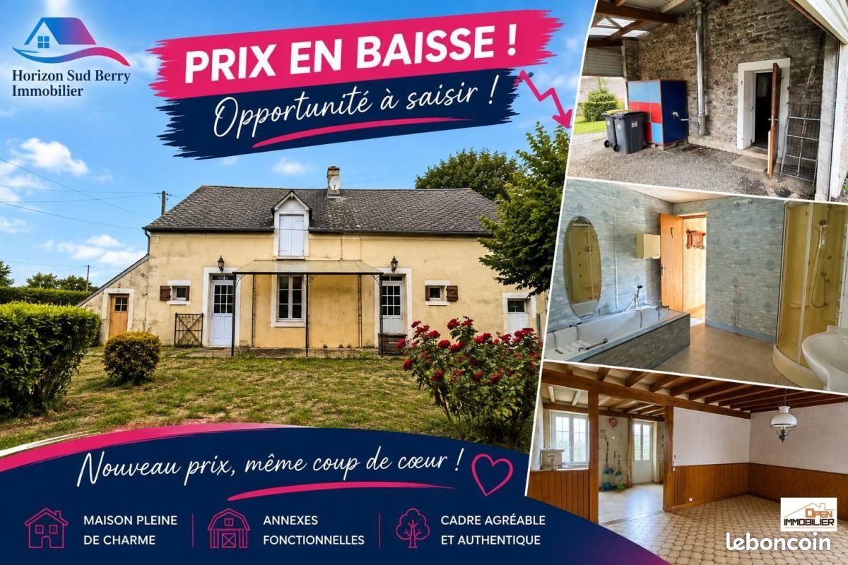 Maison 3 pièces 93 m² · à Saint-Saturnin · 93 m² · 54 000 €
