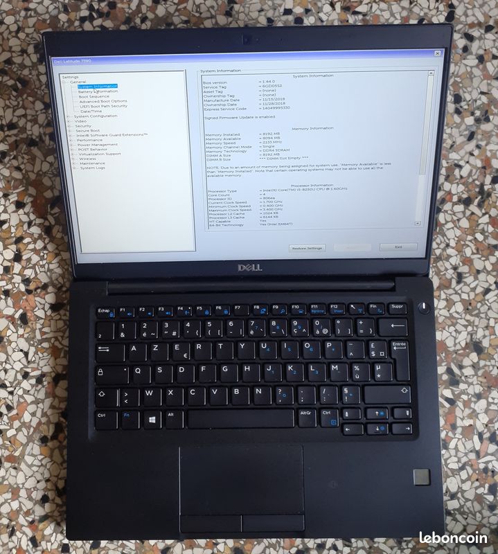 Dell , i5 de 8 generation sans SSD (image 1)