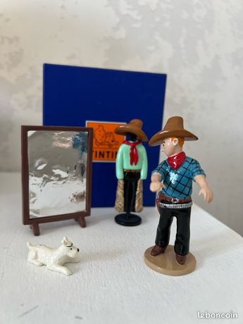 Lot De Figurines Anciennes En Plomb - Tintin Et Les éditions Bully