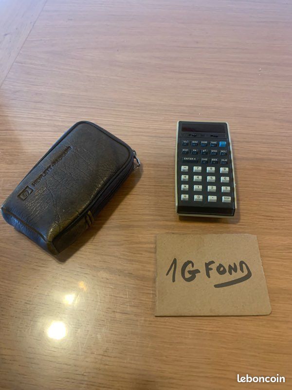 Calculatrice HP 12C Vintage 1987 – Fabriquée Aux USA – Avec étui D’origine