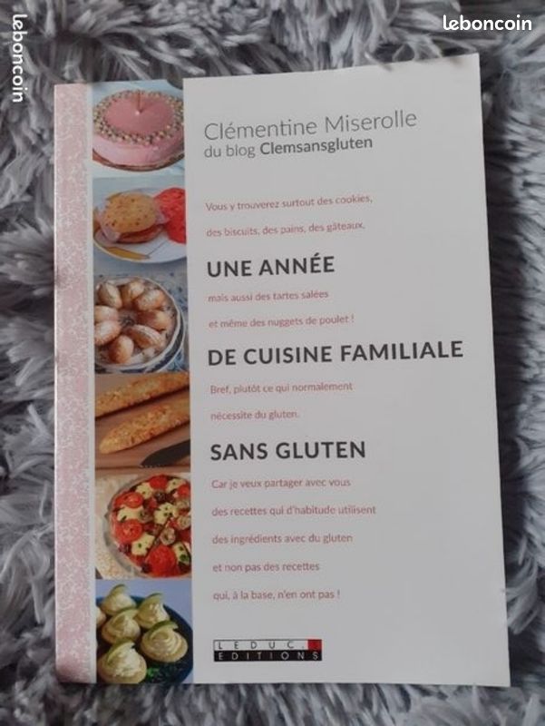 Livre Une année de cuisine familiale sans gluten (image 1)