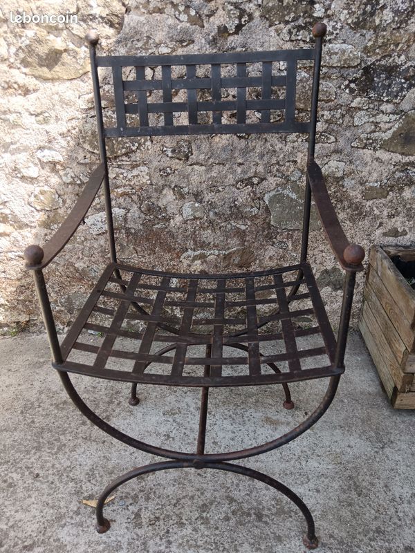 Chaises fer forgé (image 12)