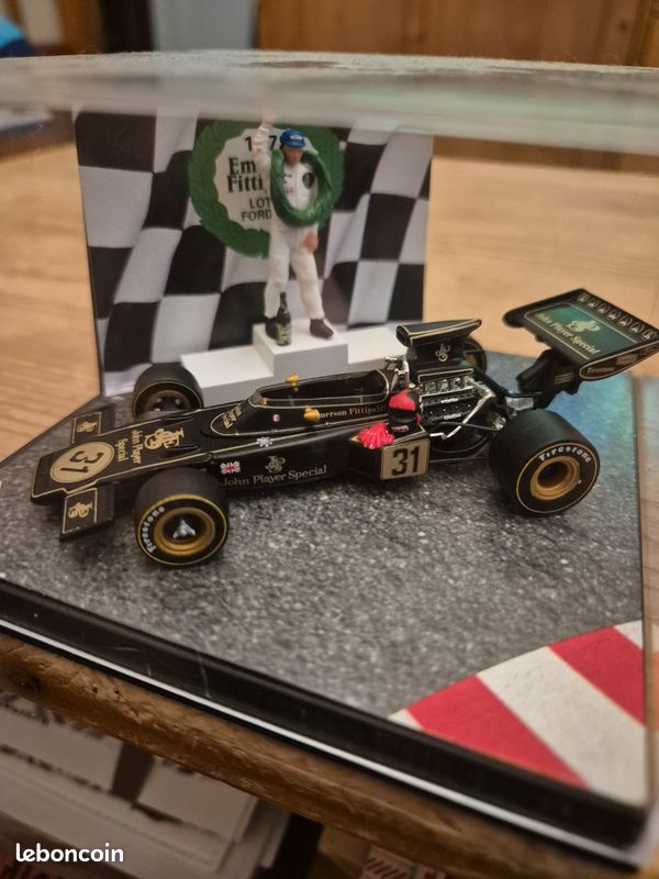 Quartzo 1:43 E. Fittipaldi Lotus 72D #31 formule 1 1972 VML 018 modèle