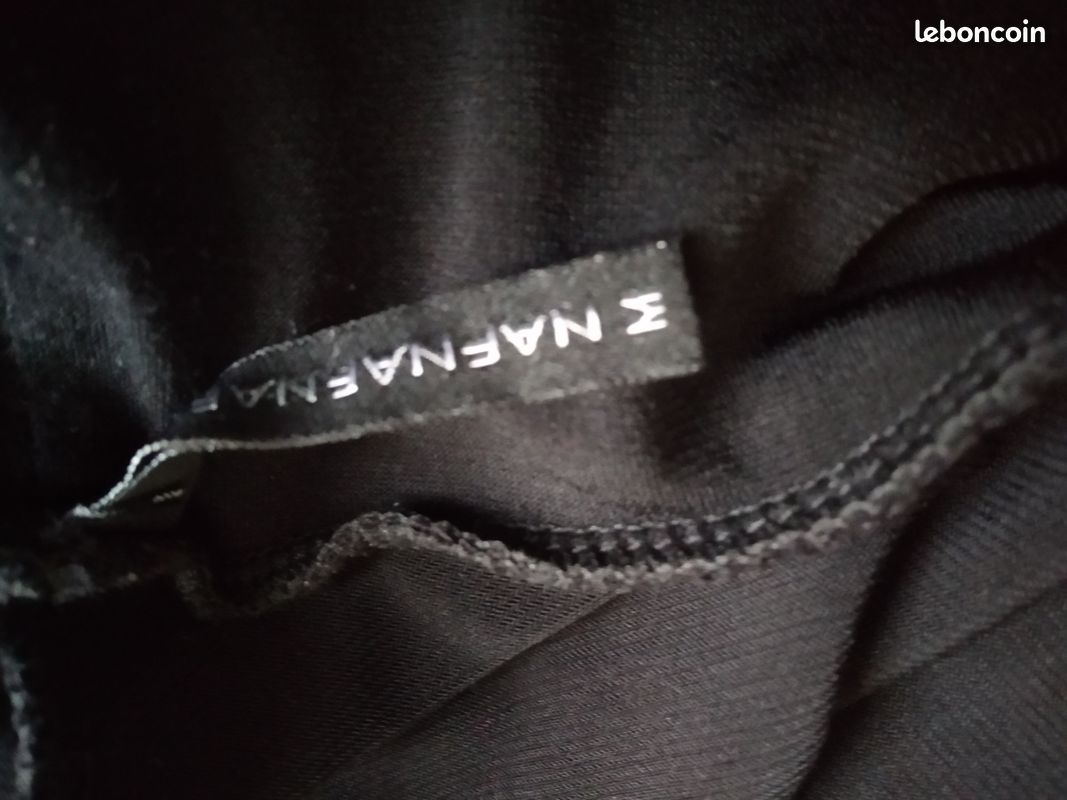 Jupe noir NafNaf taille 38/M (image 3)