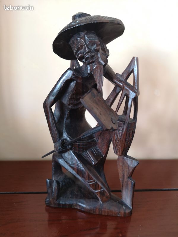 Paysan chinois bois dur : (image 1)