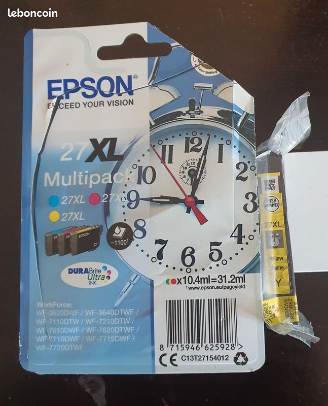 EPSON 27XL réveil Jaune (image 2)
