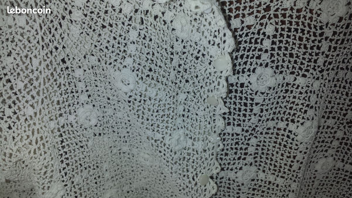 Boléro ancien au crochet (image 3)