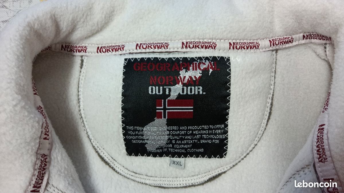 Veste Polaire Geographical Norway Tamazonie - Homme, Chaude, Douce - Pour Outdoor Et Hiver