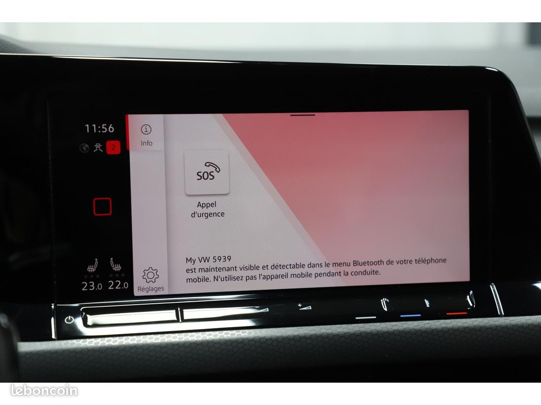 Volkswagen golf viii gti 2.0 tsi 245 dsg 7 camera/carplay/ja18/s.chauffants (image 22)