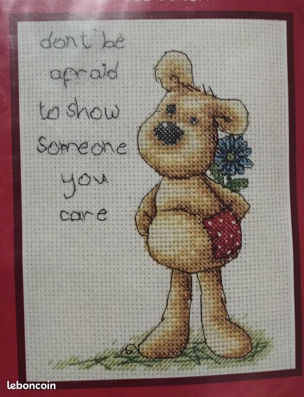 Kit Point De Croix Bucilla 'Love You Always' - Format 20x25cm - Neuf Scellé
