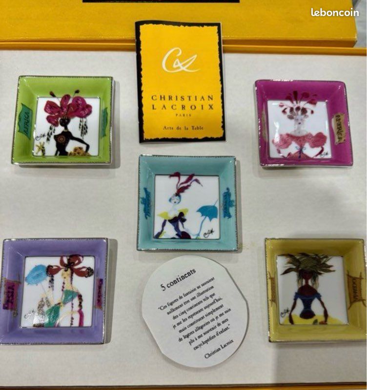Coffret art de la table christian lacroix neuf (image 2)