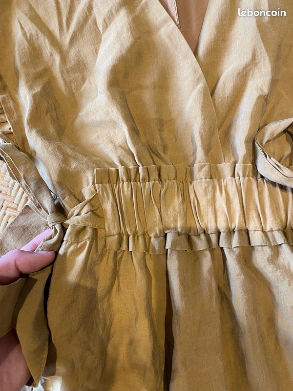 Robe Moulante Robe Longue Orange Zara Robe Camel Mi Longue Dos Nu