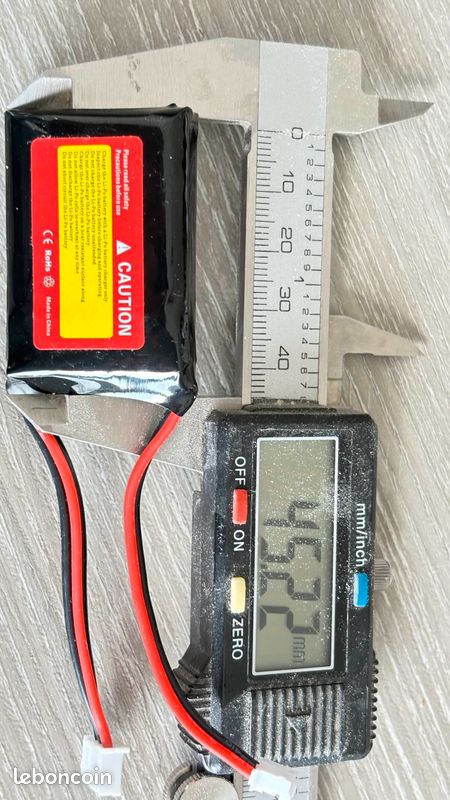 Batterie LiPo 7.4V 1500mAh 15C - Rechargeable Pour Voiture RC, Bateau, Drones Et Jouets Télécommandés