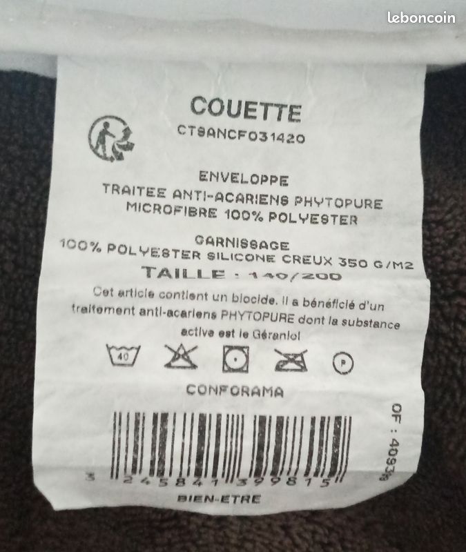 Couette une personne (image 2)
