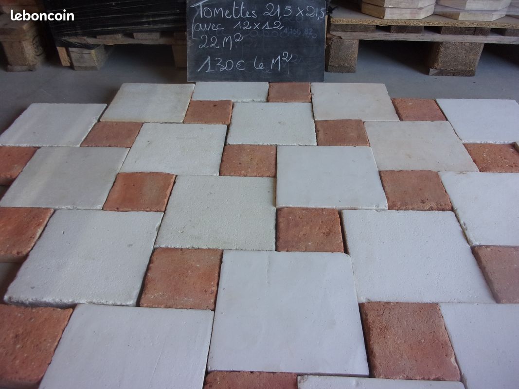Tomettes carreaux carrelage parement bois (image 6)