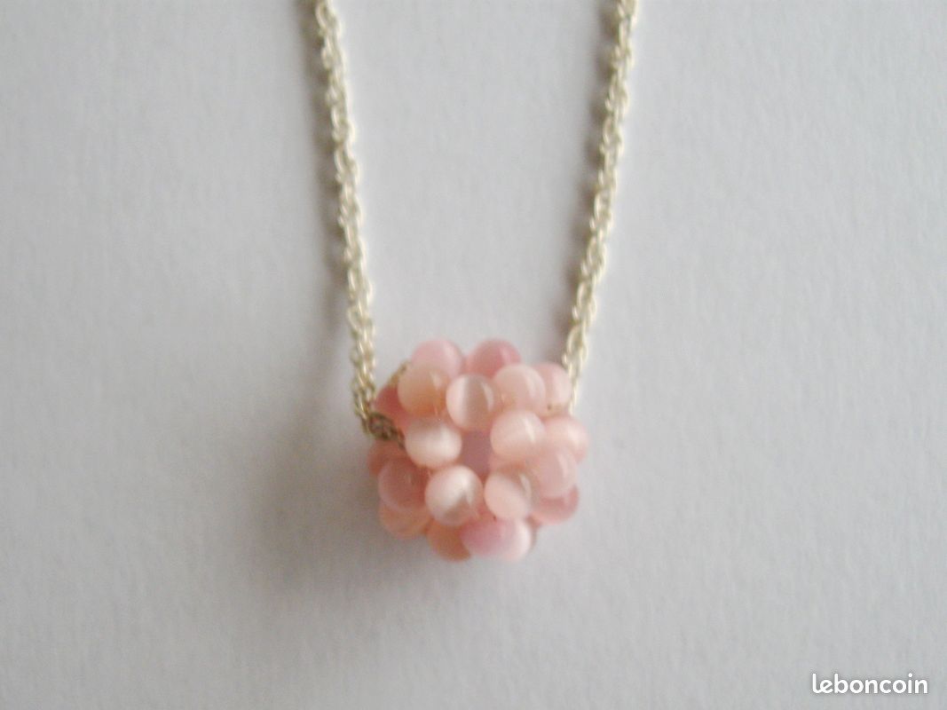 Collier en argent poinçonné 925/1000 et Pendentif neuf (image 3)