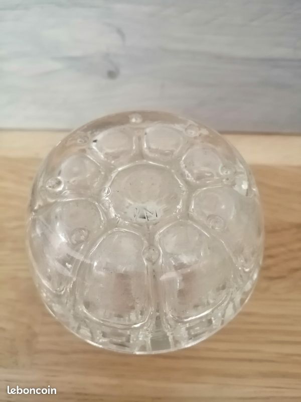 Ancien bougeoir pique fleurs cristal de Reims (image 4)