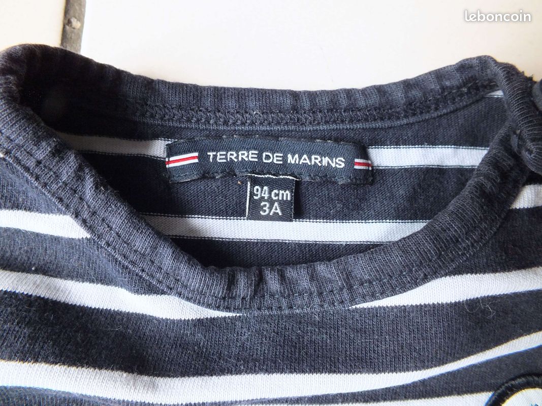 T-shirt Manches Longues Rayé Gymboree Pour Garçon - Taille XS (4), Neuf Avec étiquette